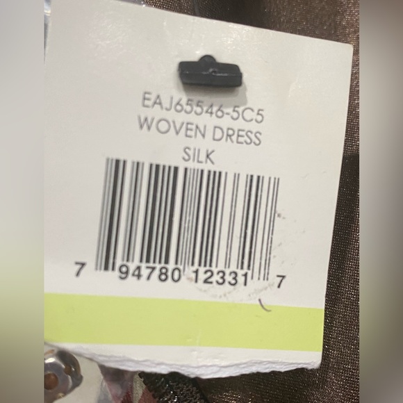 BCBG Maxazaria Petites Silk Straps orStrapless Ruffles Beads Lined Dress size 4 - Picture 13 of 16